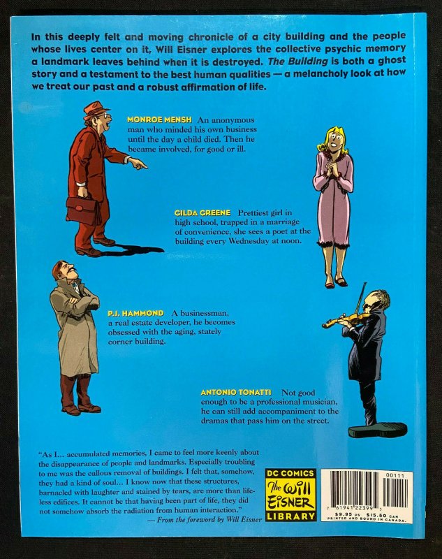 THE BUILDING BY WILL EISNER SOFTCOVER GRAPHIC NOVEL