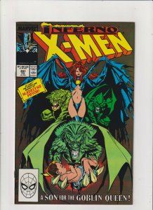 Uncanny X-Men #241 VF+ 8.5 Marvel Comics 1988 Inferno, Mr. Sinister,Goblin Queen