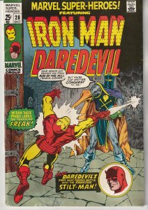 Marvel Super-Heroes #28 (1970) Offered Again - 1st Stilt man and The Freak