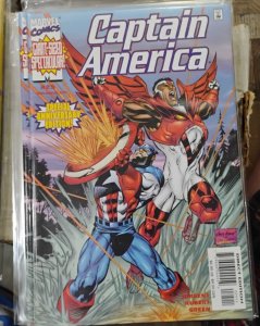 Captain America Vol 3 #25  2000 marvel disney steve rogers falcon anniversary