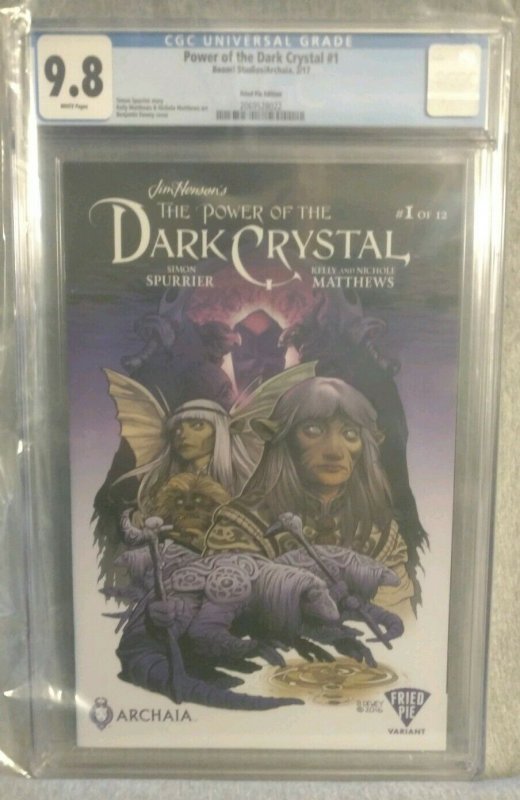 Power Of The Dark Crystal #1 CBCS 9.8 Fried Pie Variant White Pages