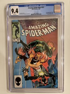 Amazing Spider-Man #257 CGC 9.4 2nd Puma & 1st appearance Ned Leeds as Hobgoblin