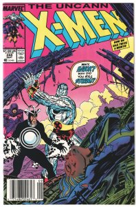 Uncanny X-Men #248 (1989) key issue, 1st Jim Lee X-Men, newsstand edition!