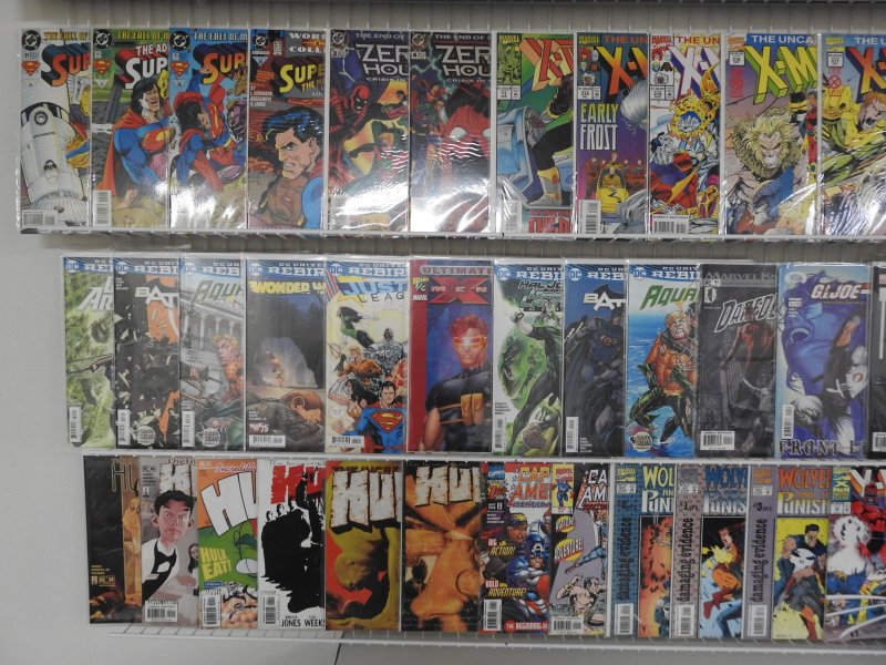 Huge Lot of 170+ Comics W/ X-Men, Hulk,  Flash! Avg. VF Condition!