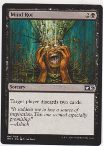 Magic the Gathering: Welcome Deck 2016 - Mind Rot