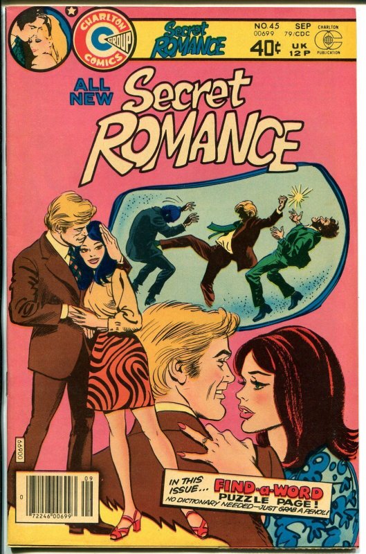 Secret Romance #45 1979-Charlton-spicy art-end of run issue-rare-NM