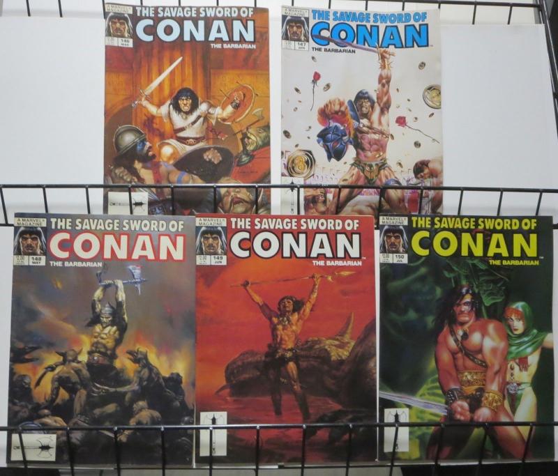 SAVAGE SWORD OF CONAN READER'S COLLECTION #2! 29 ISSUES! MARVEL MAGAZINES!