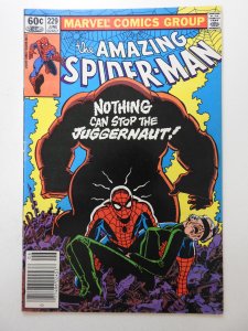 The Amazing Spider-Man #229 (1982) vs The Juggernaut! Sharp VF-NM Condition!