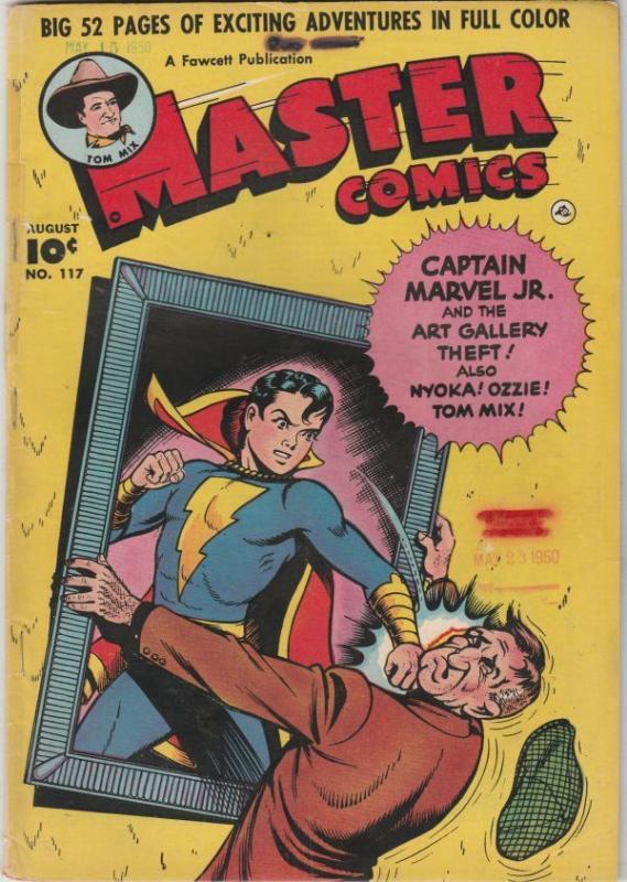 Master Comics #117 Captain Marvel Jr strict GD/VG 3.0   Appear- Nyoko Bondage!