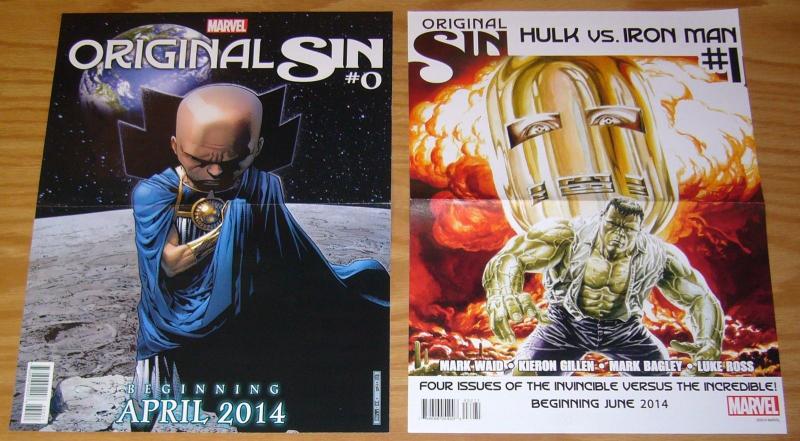 Original Sin #0 & 1-8 VF/NM complete series + annual + 3.1-3.4 + 5.1-5.5 +poster