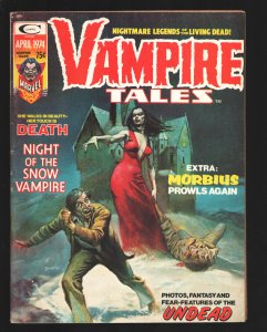 Vampire Tales #4 1974-Boris Vallejo cover-First Lilith appearance-Doug Moench...