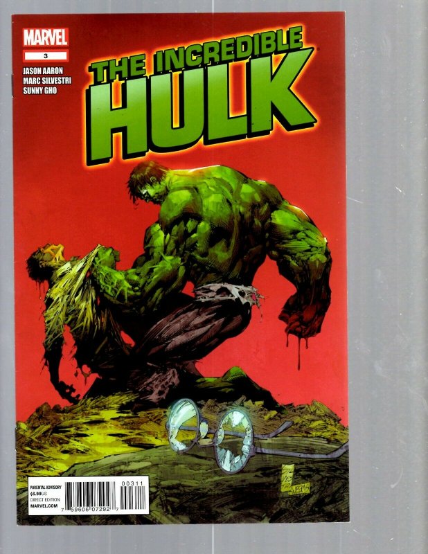 12 Comics Indestructible Hulk #1 2 Incredible Hulk #1 2 3 4 5 6 7 7.1 8 9 J448