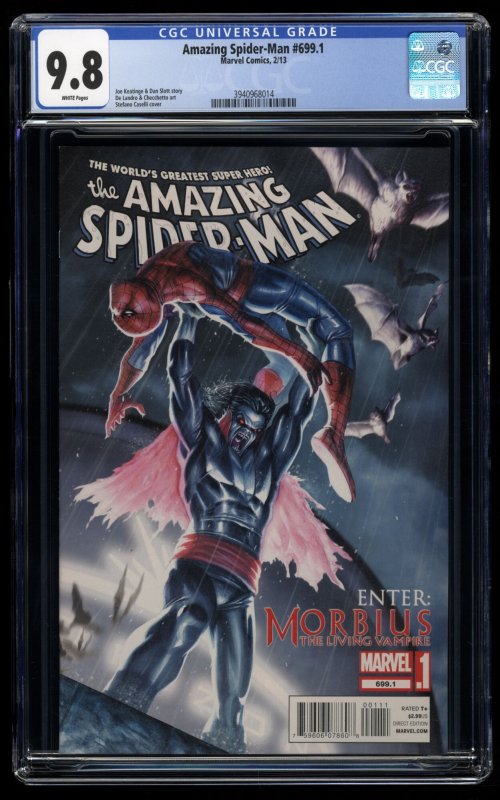 Amazing Spider-Man (1999) #699.1 CGC NM/M 9.8 White Pages