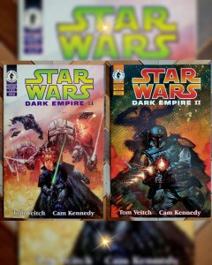 Lot of 2: Star Wars Dark Empire II #1-2 (Dark Horse 1994) Dave Dorman Covers VF-