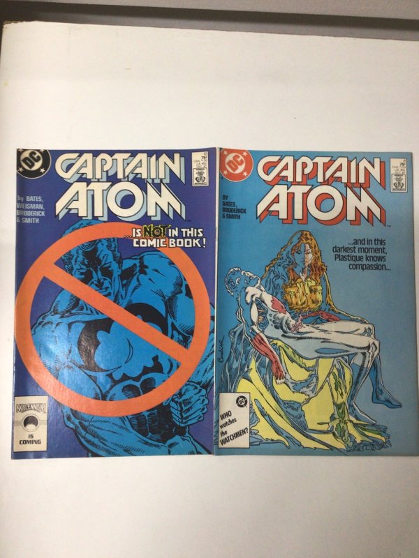 Captain Atom #8 & #10 (1987) DC Lot of 2