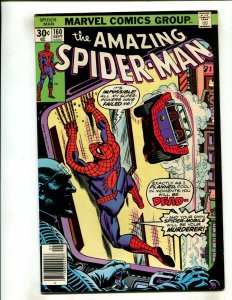 AMAZING SPIDER-MAN #160 (9.0) NEWSSTAND, ROMITA SR, SPIDER-MOBILE!! 1976