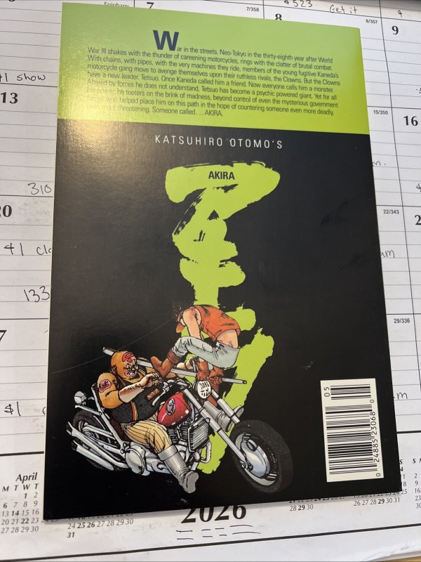 Akira #5 1st Printing Comic Book Epic Marvel Comics 1988 1989 Katsuhiro Otomo