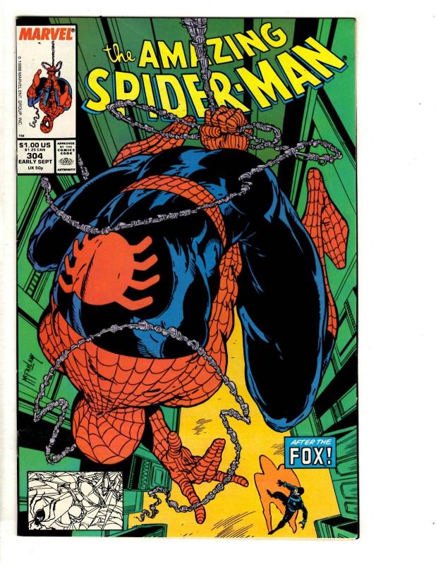Amazing Spider-Man # 304 NM- Marvel Comic Book Venom Goblin Mary Jane May JW1