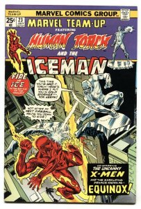 Marvel Team-Up #23 1974-HUMAN TORCH / ICEMAN VF/NM