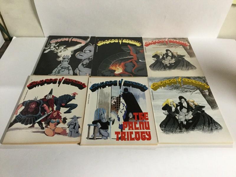 Sword Of Cerebus 1 2 3 4 6 Tpb Lot Aardvark Vanaheim SC