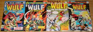 Wulf the Barbarian #1-4 FN complete series - atlas comics - larry hama set lot 2