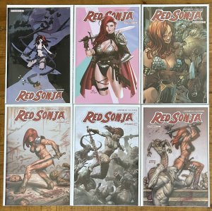 Red Sonja #1,2,3,4,5,6 Dynamite Entertainment Gronbekk