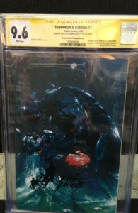 Superman & Batman 7 Dell’Otto virgin Euro variant CGC sig series with headsketch