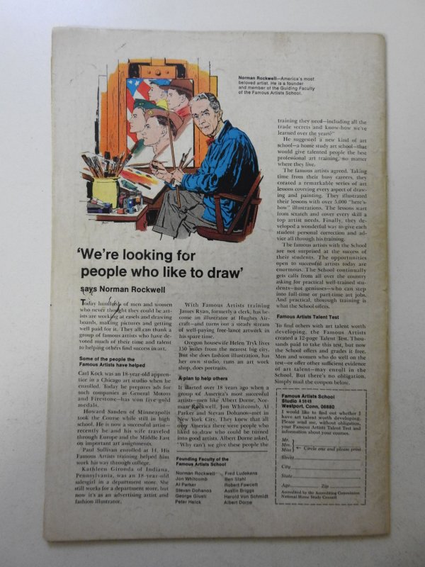 Captain America #110 (1969) VG Condition centerfold detached top staple