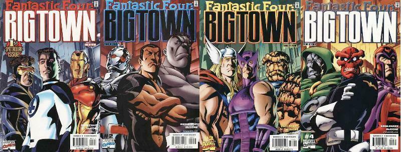 BIG TOWN (2001) 1-4  Fantastic Four  COMPLETE!