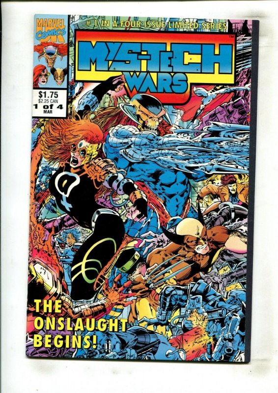 5PC MYS-TECH WARS #1 LOT (9.0) 1993
