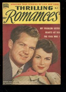 THRILLING ROMANCES #5 1949-BARBARA HALE-KIRK DOUGLAS FN