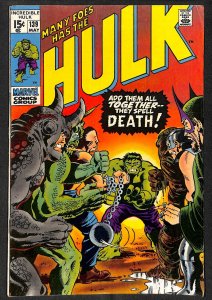 Incredible Hulk (1968) #139 VG+ 4.5 Marvel Comics
