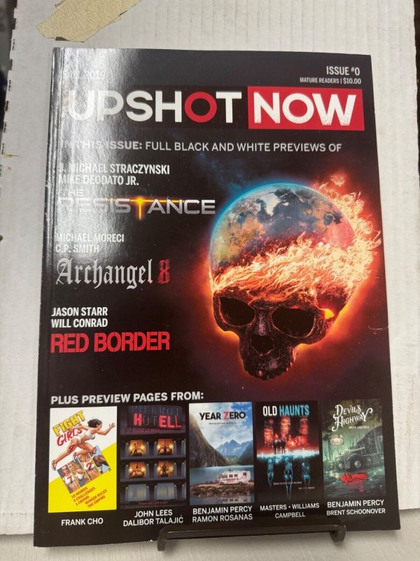 UPSHOT NOW #0 (2019 NYCC Variant AWA Previews Year Zero Straczynski Deodato) NM