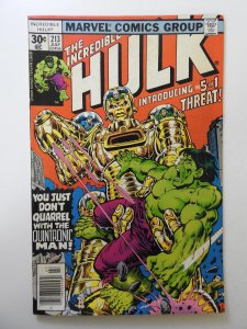 The Incredible Hulk #213 (1977) FN Condition!