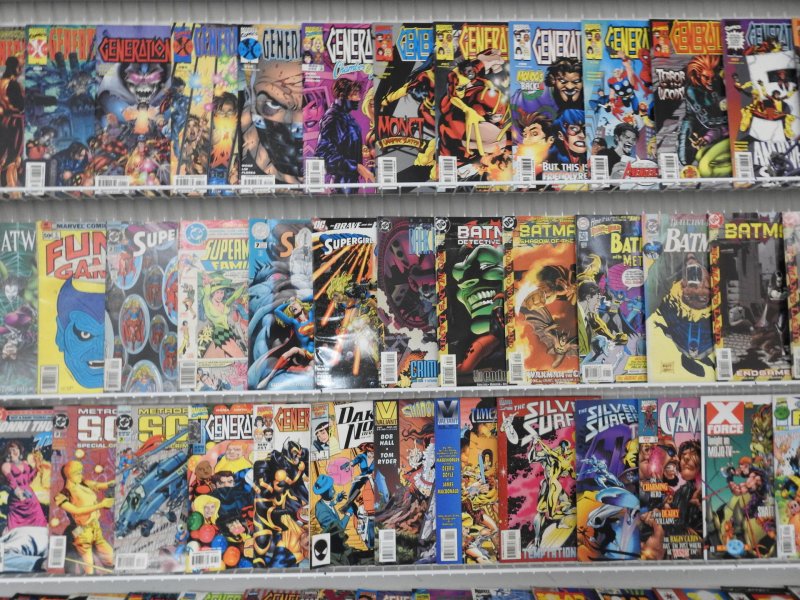 Huge Lot 160+ Comics W/ Silver Surfer, Generation X, Batman+ Avg VG/Fine Cond!!