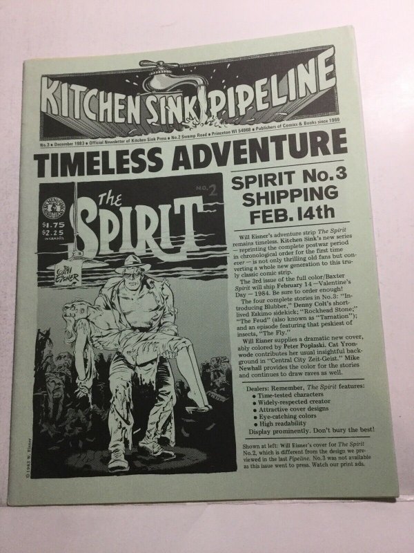 Kitchen Sink Pipeline 3 Nm Near Mint Fanzine