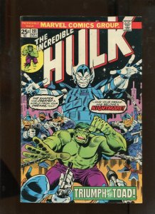 INCREDIBLE HULK #191 (6.5) TRIUMPH OF THE TOAD