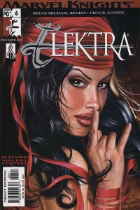 Elektra #6 Volume 2 Marvel Comics February Feb 2002 (VFNM)