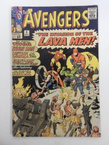 The Avengers #5 (1964) VS Lava Men! Beautiful VG+ Condition!