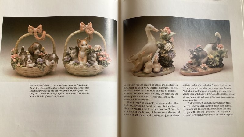 Lladro-magical world of porcelain, 279p catalog