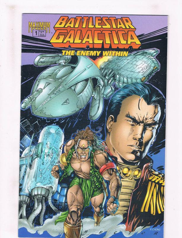 Battlestar Galactica: The Enemy Within #1 NM Maximum Press Comic Book DE31 CH17