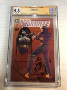 VIGILANTE (1988) #50 CGC 9.8 (SS) Signed & Sketched Ken Steacy ~ Census=1