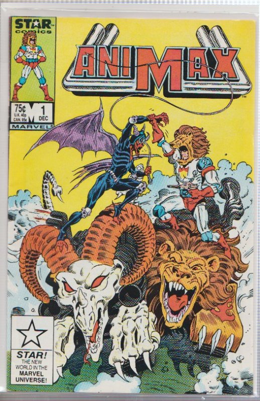 ANIMAX #1 - STAR COMICS / MARVEL - 1986