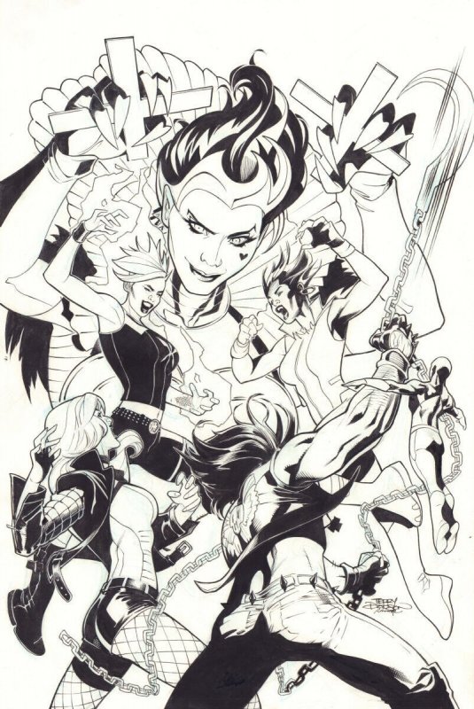 Justice League of America #22 Cover Queen of Fables art by Terry & Rachel Dodson