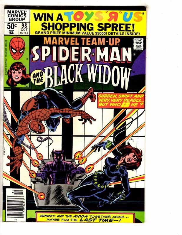 7 Marvel Team-UP Comic Books # 96 97 98 99 100 101 102 Spider-Man X-Men GM8