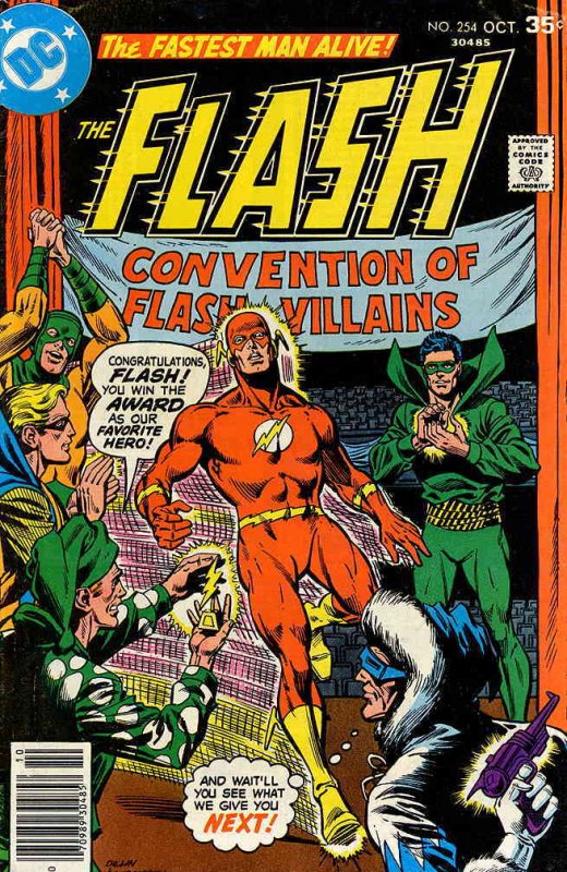Flash, The (1st Series) #254 VG ; DC | low grade comic October 1977 Captain Cold