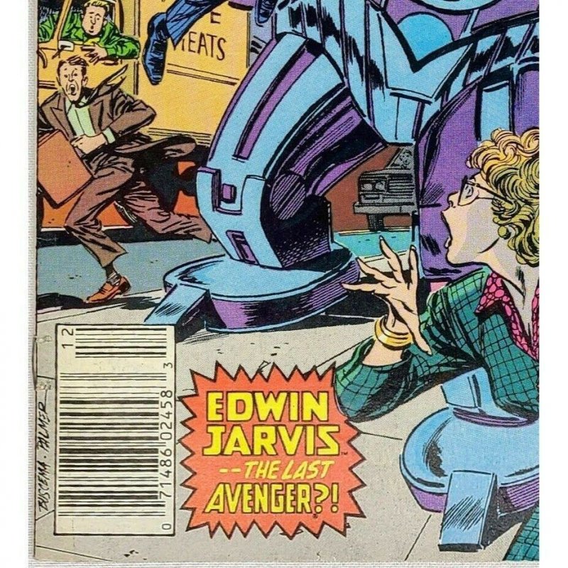 Avengers 298 Marvel 1988 3.5 VG- Inferno Cross over Edwin Jarvis Captain America