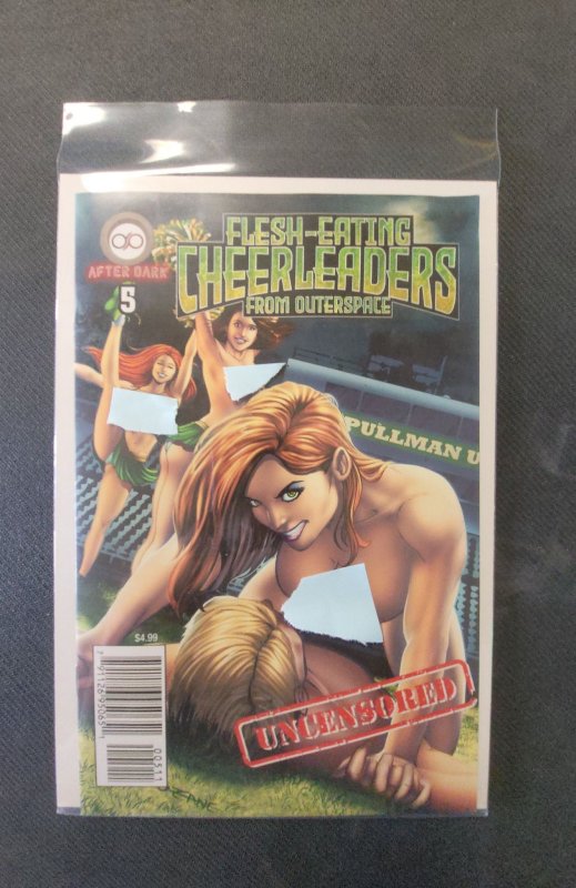 Flesh-Eating Cheerleaders from Outer Space #5 (2023) uncensored cover