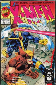 X-Men #1 Wolverine and Cyclops Cover (1991) X-Men [Key Issue]