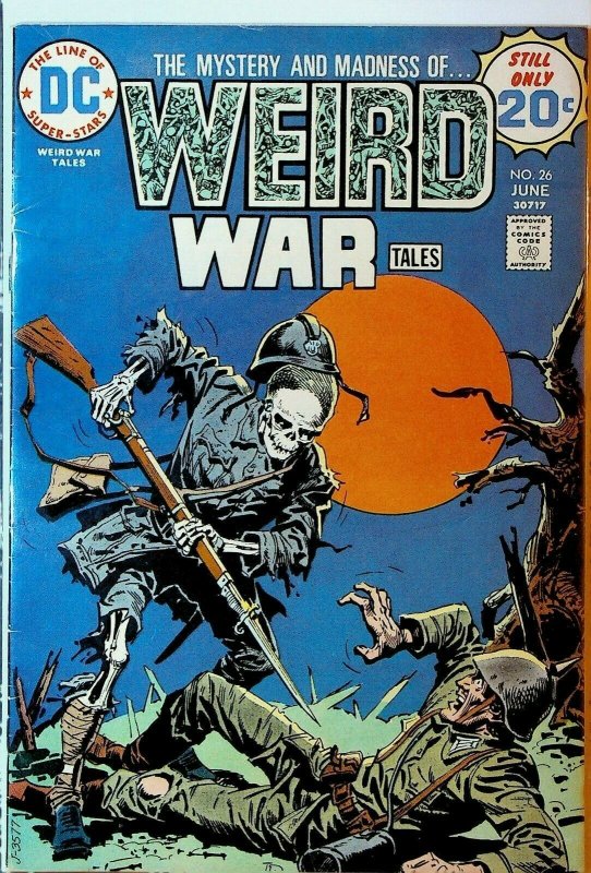 Weird War Tales 26 DC Comics Skeleton Soldier Bayonet